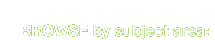 Browse Subjects
